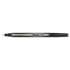 Sharpie Plastic Point Stick Permanent Water Resistant Pen, Black Ink, Fine, Dozen SAN1742663