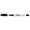 Sharpie Twin-Tip Permanent Marker, Fine/Ultra Fine Point, Black SAN32001