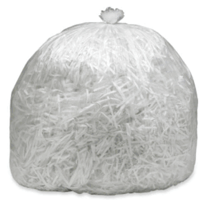 Skilcraft Shredder Bags,0.80 mil, 60 Gallon,49"x51",50 Bags/BX,CL 5574982
