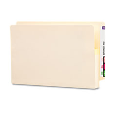 Smead 1 3/4 Inch Expansion End Tab File Pockets, Straight Tab, Legal, Manila, 25/Box SMD76114