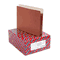 Smead 1 3/4 Inch Expansion File Pocket, Straight Tab, Letter, Manila/Redrope, 25/Box SMD73254