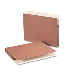 Smead 1 3/4 Inch Expansion File Pocket, Straight Tab, Letter, Manila/Redrope, 50/Box SMD73800