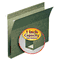 Smead 1" Capacity Box Bottom Hanging File Folders, Letter, Green, 25/Box SMD64239