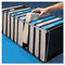 Smead 1" Capacity Box Bottom Hanging File Folders, Letter, Green, 25/Box SMD64239