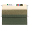 Smead 1" Capacity Box Bottom Hanging File Folders, Letter, Green, 25/Box SMD64239