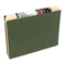 Smead 1" Capacity Box Bottom Hanging File Folders, Letter, Green, 25/Box SMD64239