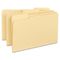Smead 100% Recycled File Folders, 1/3 Cut, One-Ply Top Tab, Legal, Manila, 100/Box SMD15339