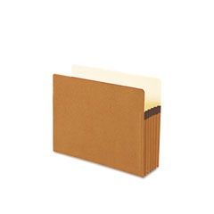 Smead 100% Recycled Pocket, 5 1/4 Inch Expansion, Letter, Redrope, 10/Box SMD73206