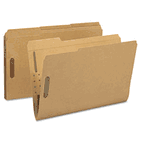 Smead 11 Point Kraft Folders, Two Fasteners, 2/5 Cut Right Tab, Legal, Brown, 50/Box SMD19887