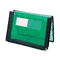 Smead 2 1/4 Inch Expansion Wallet, Poly, Letter, Translucent Green SMD71951