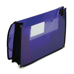 Smead 2 1/4 Inch Expansion Wallet, Poly, Letter, Translucent Purple SMD71952