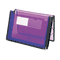 Smead 2 1/4 Inch Expansion Wallet, Poly, Letter, Translucent Purple SMD71952