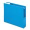 Smead 2" Capacity Closed Side Flexible Hanging File Pockets, Letter, Sky Blue, 25/Box SMD64250