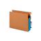 Smead 3 1/2 Inch Expansion File Pockets, Straight Tab, Letter, Blue/Redrope, 10/Box SMD73679