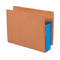 Smead 3 1/2 Inch Expansion File Pockets, Straight Tab, Letter, Blue/Redrope, 10/Box SMD73679
