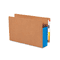 Smead 3 1/2 Inch Expansion File PocketsStraight Tab, Legal, Blue/Redrope, 10/Box SMD74679