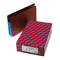 Smead 3 1/2 Inch Expansion File PocketsStraight Tab, Legal, Blue/Redrope, 10/Box SMD74679