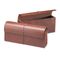 Smead 3 1/2 Inch Expansion Wallets, 12 x 5, Leather-Like Redrope, 10/Box SMD71350