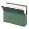 Smead 3 1/2 Inch Hanging File Pockets with Sides, Letter, Standard Green, 10/Box SMD64220