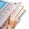 Smead 3" Expansion Classification Folder, 2/5 Tab, Letter, Eight-Section, Blue, 10/Box SMD14094