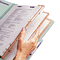 Smead 3" Expansion Classification Folders, Letter, Eight-Section, Gray-Green, 10/Box SMD14091