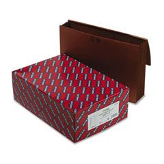 Smead 5 1/4 in Expansion Wallet, Redrope, 15 x 10, Red, 10/Box SMD71111