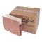 Smead 5 1/4 Inch Expansion File Pocket, Straight Tab, Letter, Manila/Redrope, 50/Box SMD73810