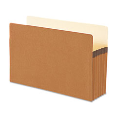 Smead 5 1/4 Inch Expansion File Pockets, Straight Tab, Legal, Manila/Redrope, 10/Box SMD74234