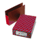 Smead 5 1/4 Inch Expansion File PocketsStraight Tab, Legal, Red/Redrope, 10/Box SMD74696
