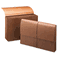 Smead 5 1/4 Inch Expansion Partition Wallets, Cord, 6-Pocket, Redrope, Legal, 10/Box SMD72375