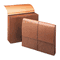 Smead 5 1/4 Inch Expansion Partition Wallets, Cord, 6-Pocket, Redrope, Letter, 10/Box SMD72373