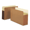 Smead 5 1/4 Inch Expansion Pocket with Tyvek, Straight, Legal, Manila/Redrope, 10/Box SMD74390