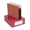 Smead 5 1/4 Inch Expansion Pocket with Tyvek, Straight, Letter, Manila/Redrope, 10/Box SMD73390