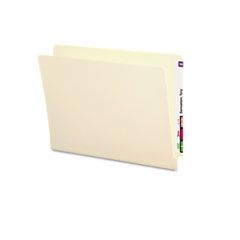 Smead Antimicrobial File Folders, Straight End Tab, 11 Point, Letter, Manila, 100/Box SMD24113