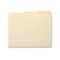 Smead Antimicrobial One-Ply File Folders, 1/3 Cut Top Tab, Letter, Manila, 100/Box SMD10338