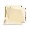 Smead Antimicrobial Two-Fastener End Tab Folder, Letter, 11 Point Manila, 50/Box SMD34116