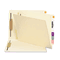 Smead B Style Fastener File Folders, Straight Tab, Letter, Manila, 50/Box SMD34160