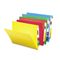 Smead Colored File Folders, Straight Cut Reinforced End Tab, Letter, Assorted, 100/Box SMD25013