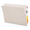 Smead Colored File Folders, Straight Cut, Reinforced End Tab, Letter, Gray, 100/Box SMD25310