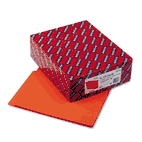 Smead Colored File Folders, Straight Cut, Reinforced End Tab, Letter, Orange, 100/Box SMD25510