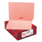 Smead Colored File Folders, Straight Cut, Reinforced End Tab, Letter, Pink, 100/Box SMD25610