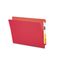 Smead Colored File Folders, Straight Cut, Reinforced End Tab, Letter, Red, 100/Box SMD25710