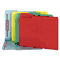 Smead Colored Pressboard Fastener Folders, Letter, 1/3 Cut, Bright Red, 25/Box SMD14936