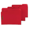 Smead Colored Pressboard Fastener Folders, Letter, 1/3 Cut, Bright Red, 25/Box SMD14936