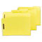 Smead Colored Pressboard Fastener Folders, Letter, 1/3 Cut, Yellow, 25/Box SMD14939