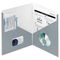 Smead Contemporary Classics Two-Pocket Folder, 11 x 8-1/2, Blue Gray, 25/Box SMD87991