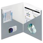 Smead Contemporary Classics Two-Pocket Folder, 11 x 8-1/2, Blue Gray, 25/Box SMD87991