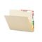 Smead Conversion File Folders, Straight Cut Top Tab, Letter, Manila, 100/Box SMD24190
