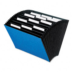 Smead Designer Expanding File, 12 Pockets, 1/3 Tab, Letter, Dark Blue SMD70745