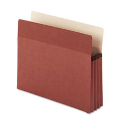 Smead Easy Grip Pocket, Redrope, Letter, 5 1/4 Inch Expansion, 10/Box SMD73209